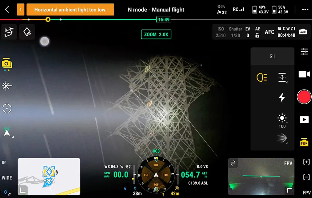 Освітлення DJI Zenmuse S1 для Matrice 350 RTK
