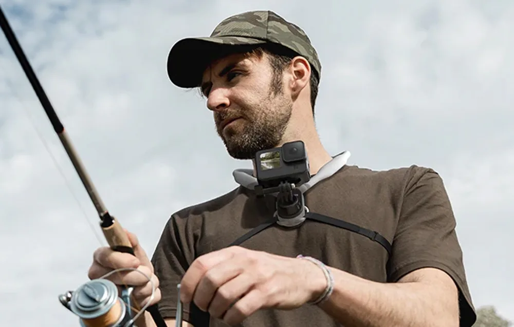 Neck mount with quick release for Telesin sports cameras