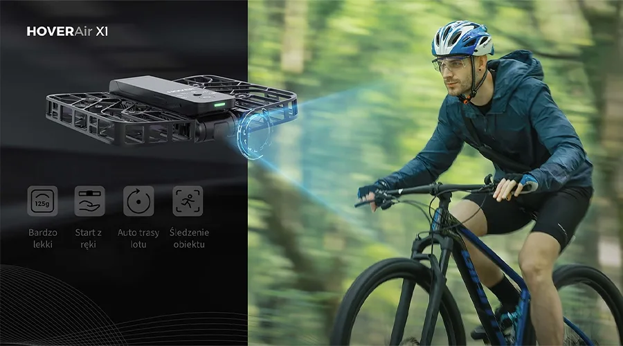 HoverAir X1 Standard Black drone with subject tracking