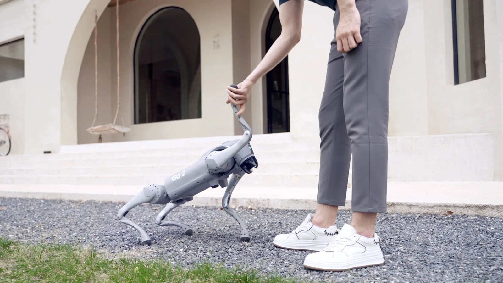 Unitree Go2 Air quadruped robot front view
