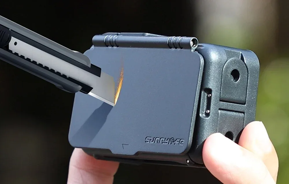 Adjustable sun hood case for DJI Osmo Action camera