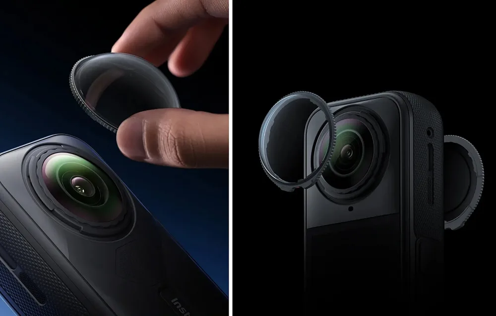 Tempered glass lens guards for Insta360 X5 camera
