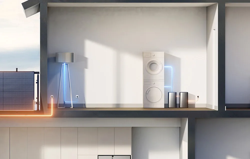 EcoFlow app energy usage analysis with 1-minute data tracking