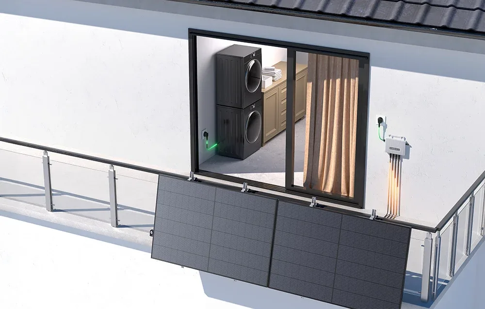 EcoFlow 120A WiFi Smart Meter installed on DIN rail