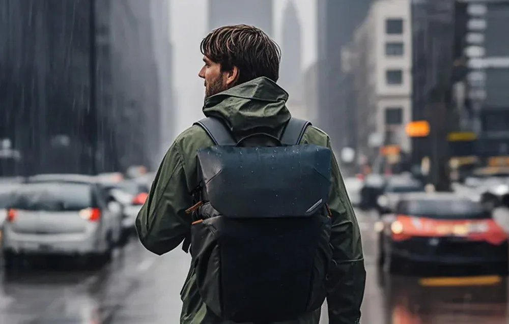 Comfortable back panel and shoulder straps of the PGYTECH OneGo 2 20L backpack