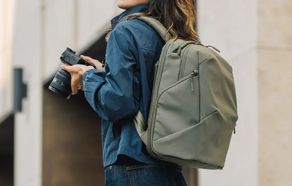 PGYTECH OneGo Lite 22L backpack in green
