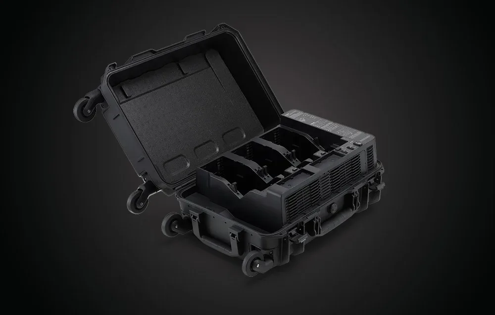 Stacja ładowania DJI BS100 w trybie cichej pracy