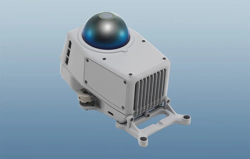 DJI Matrice 4 obstacle detection module in use