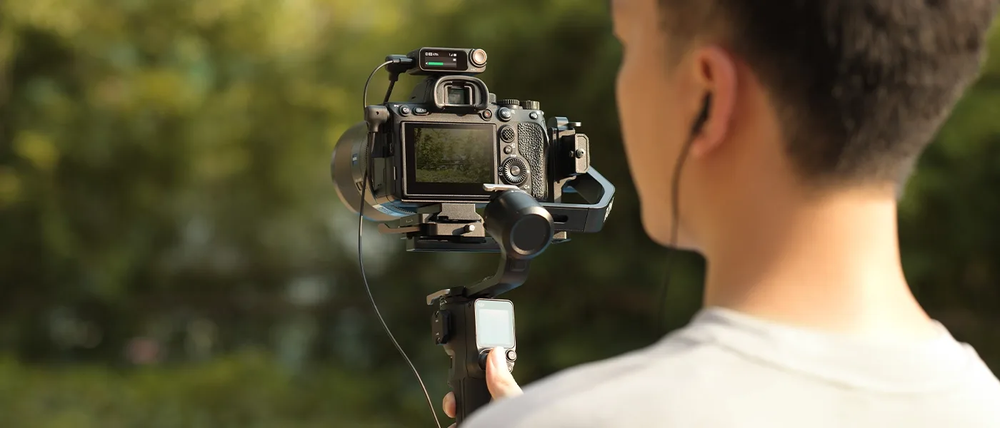 DJI Mic 2 Kontroluj dźwięk w czasie rzeczywistym
