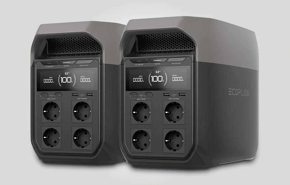 EcoFlow DELTA 3 pracująca cicho