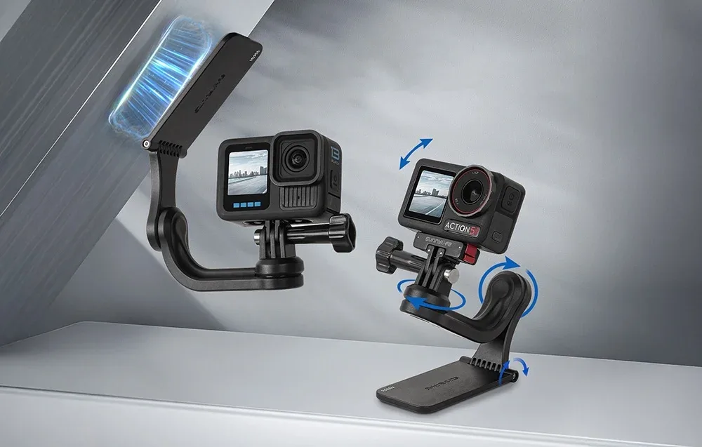 Adjustable Sunnylife MJ996 camera mount with multi-axis rotation