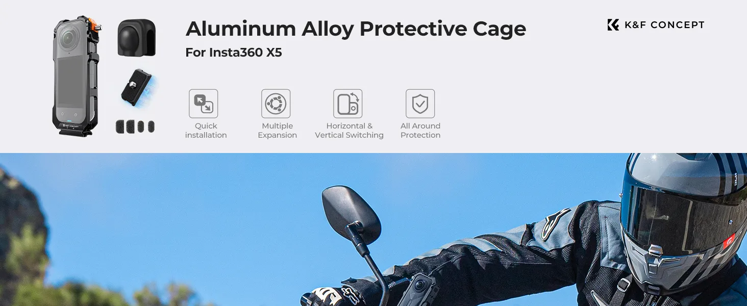 Zestaw akcesoriów do Insta360 X5 marki K&F Concept