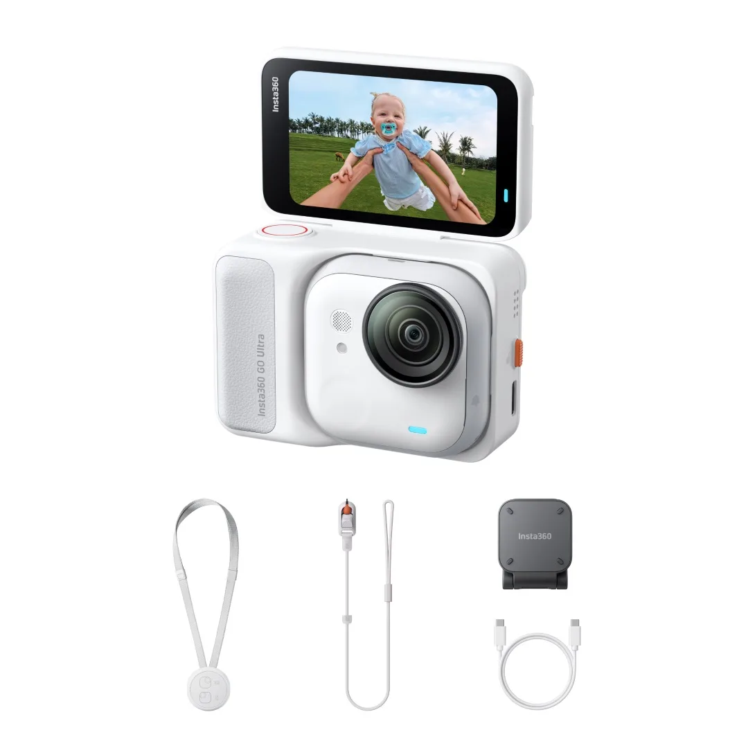 Insta360 GO Ultra Standard Bundle in Arctic White
