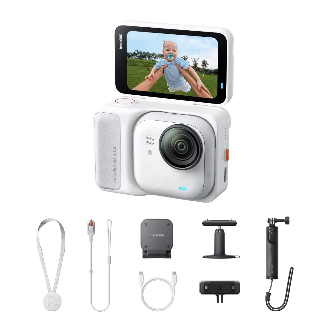 Insta360 GO Ultra Creator Bundle in Arctic White