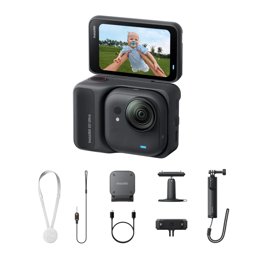 Спортивна камера Insta360 GO Ultra Creator Bundle Midnight Black