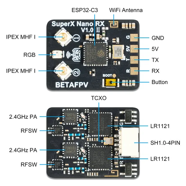 SuperX Nano receiver diagram