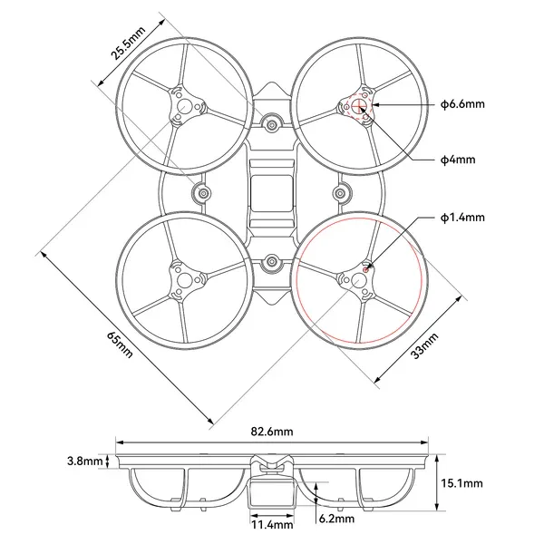 Schemat Ramy Air65 II Brushless Whoop