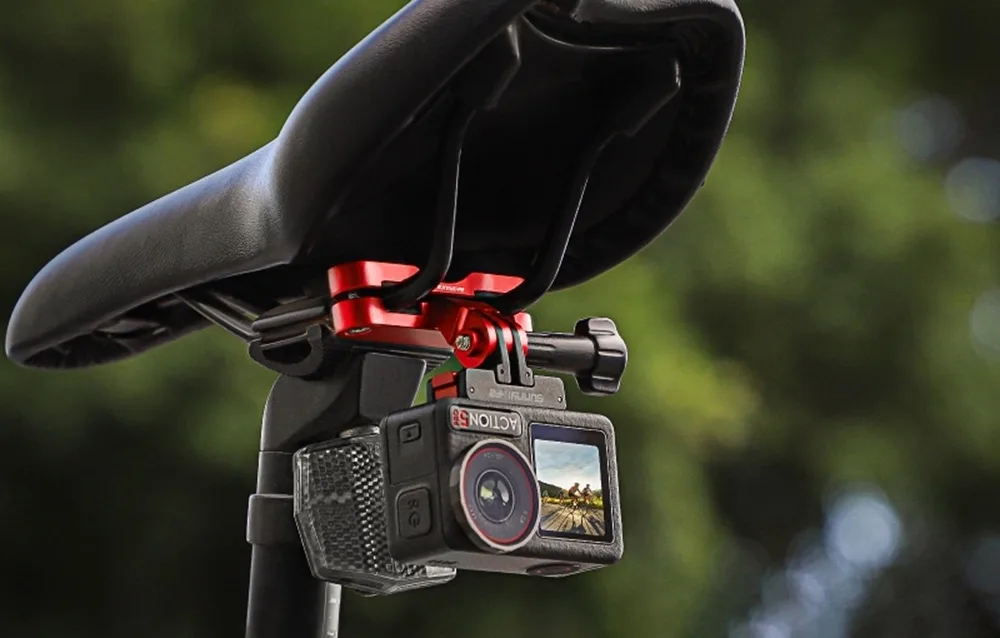 Sunnylife ZJ942-R bike saddle mount compatible with popular action cameras