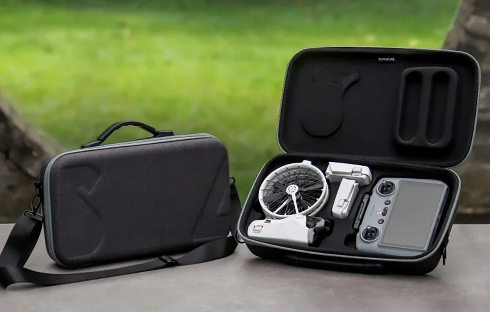 Custom-fit interior of Sunnylife FP-B978 case for DJI Flip and controller