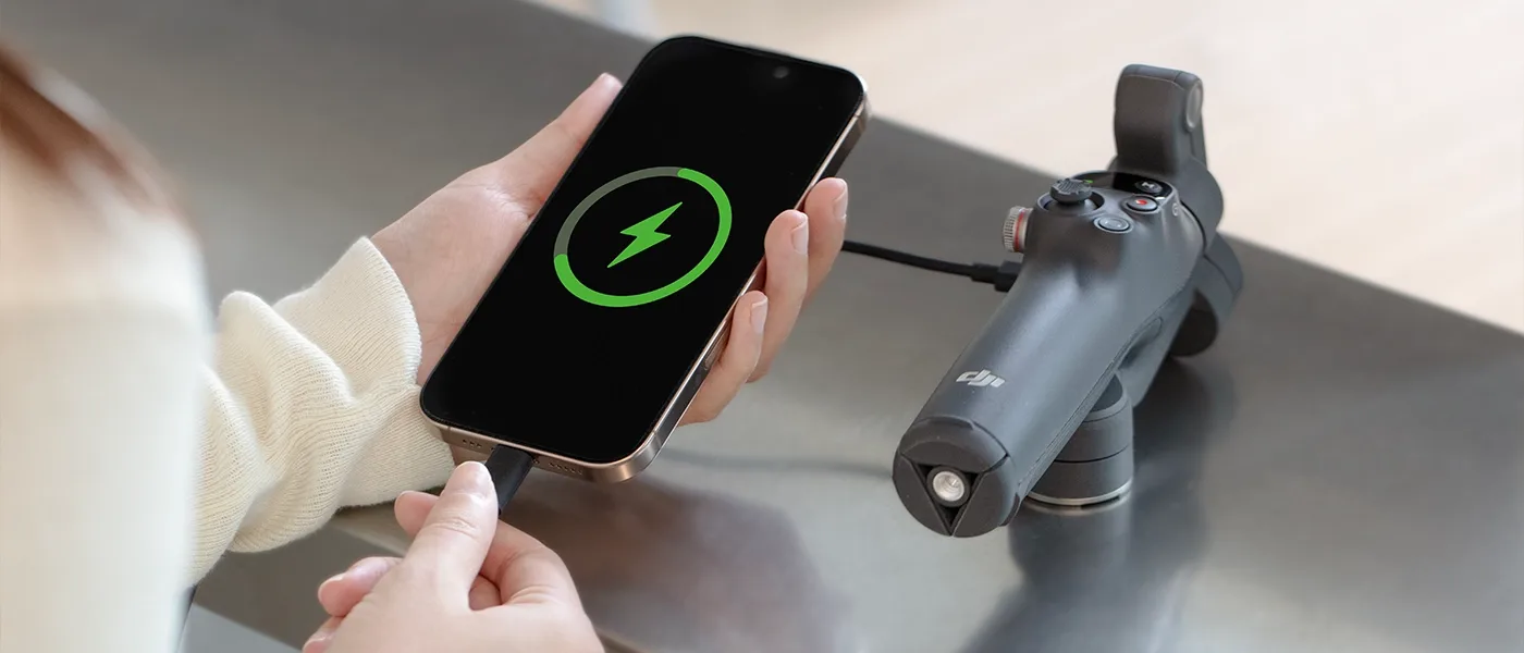 DJI Osmo Mobile 7P long battery life