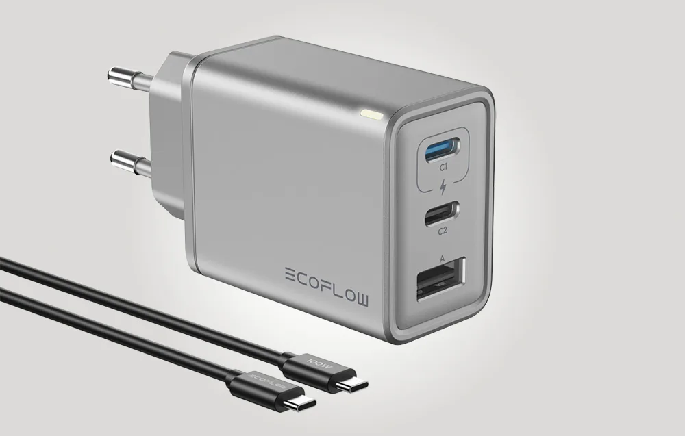 EcoFlow GaN RAPID 65W wall charger