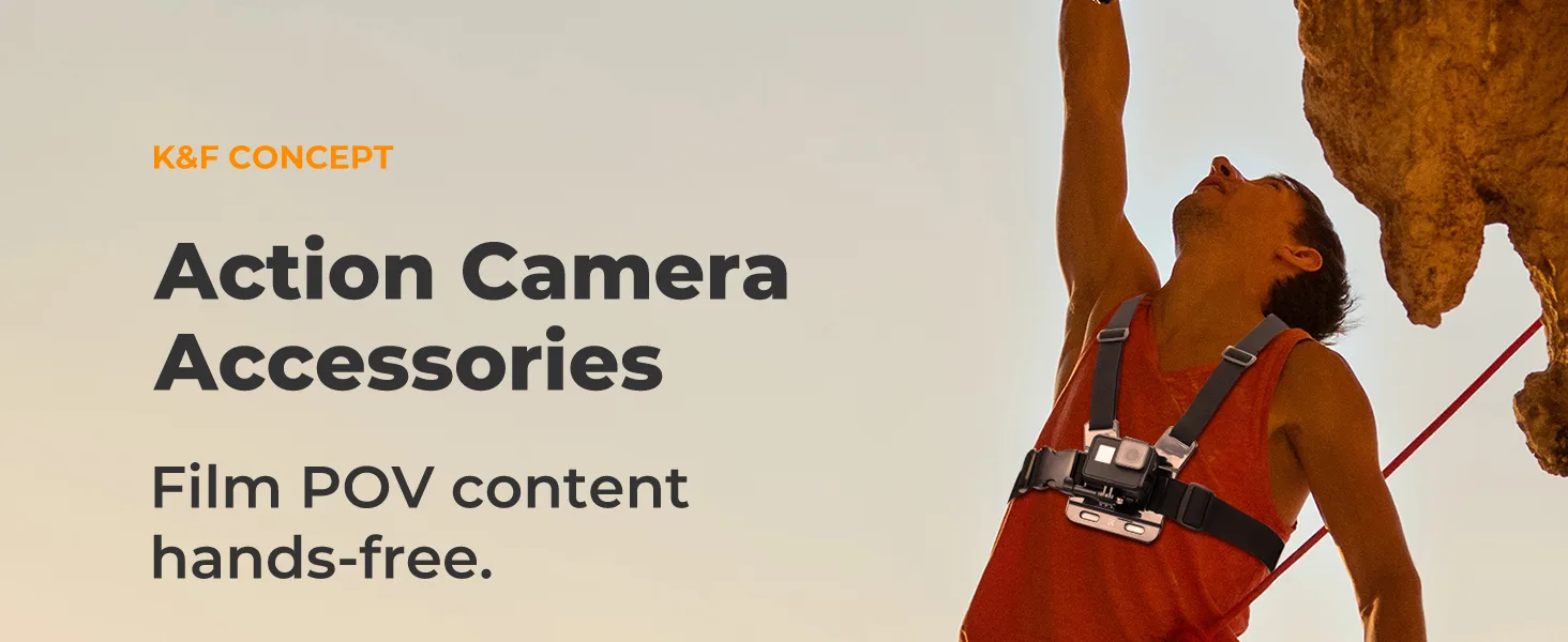 K&F Concept extended accessory kit for action cameras