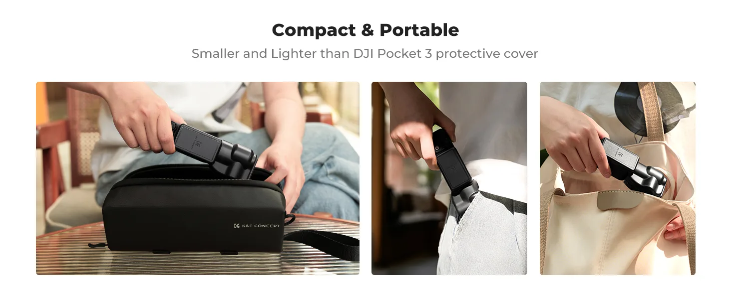 DJI Osmo Pocket 3 lens and gimbal cover by K&F Concept