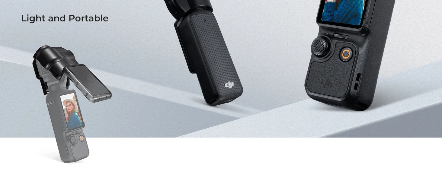 Protective cover for DJI Osmo Pocket 3 screen, gimbal, and lens