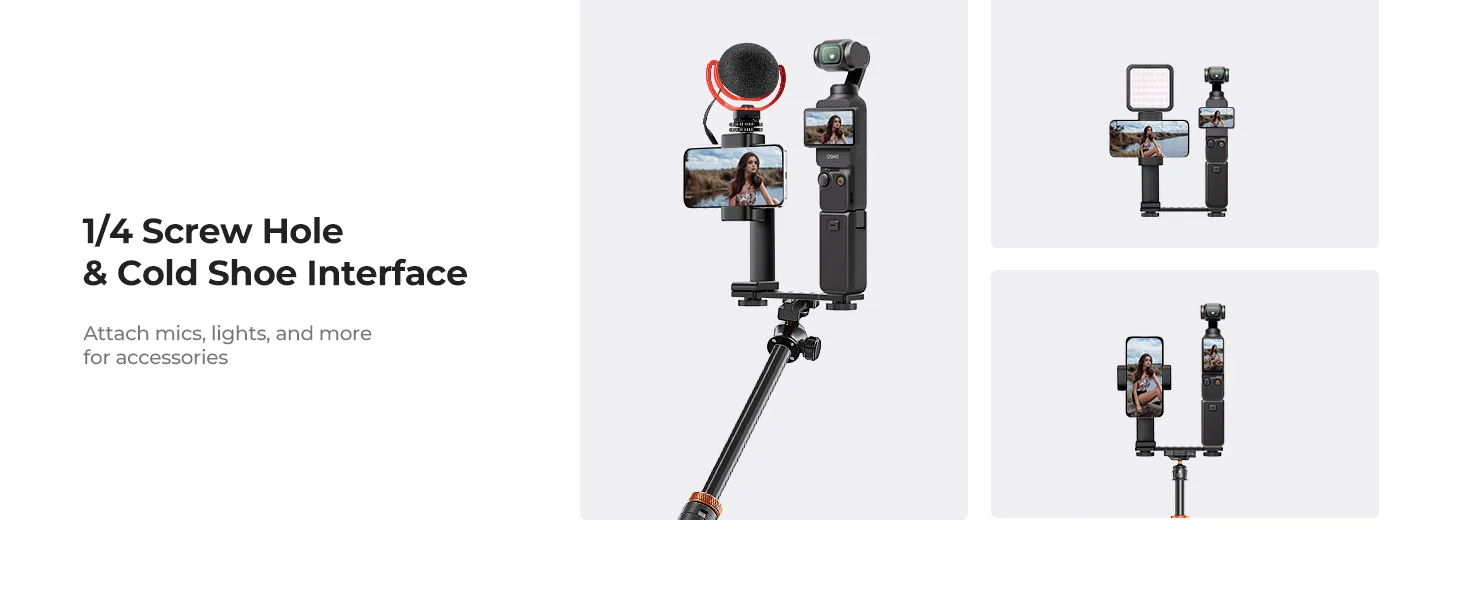 Алюмінієвий тримач смартфона для DJI Osmo Pocket 3