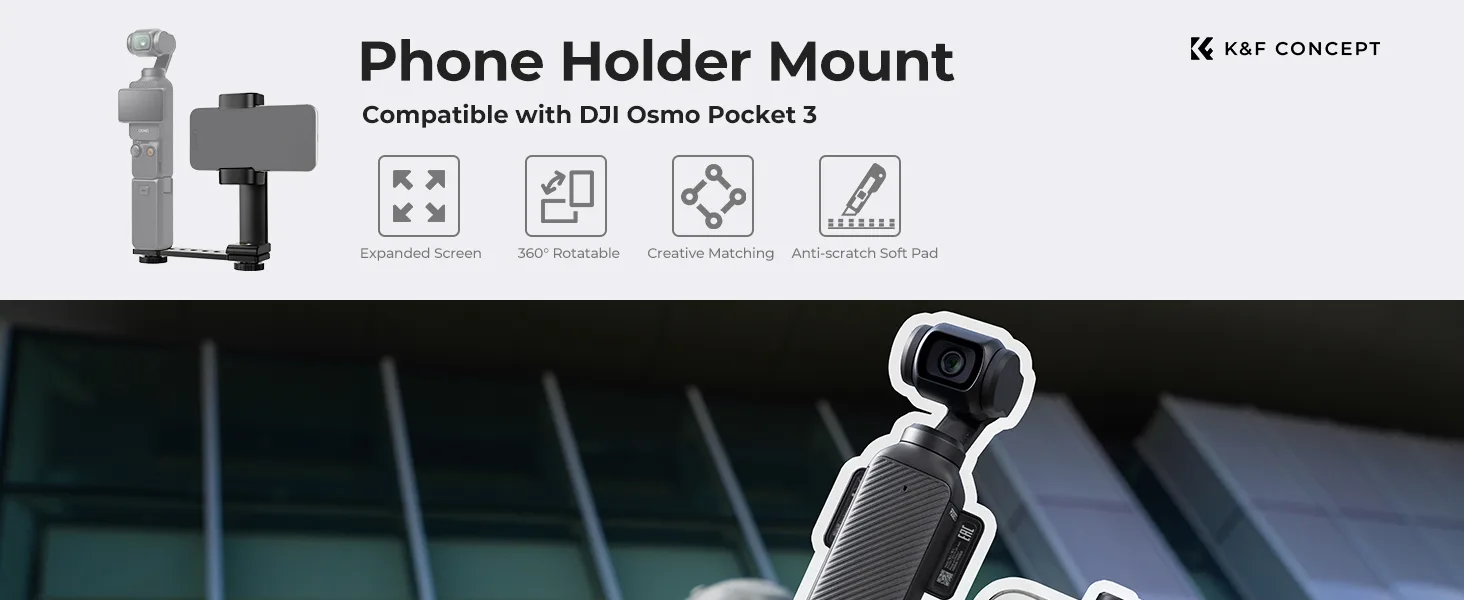 Тримач для телефону K&F Concept для DJI Osmo Pocket 3
