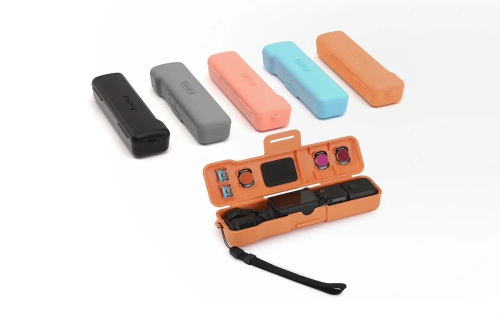 Etui ochronne Sunnylife z paskiem do Osmo Pocket 3 (różowe)