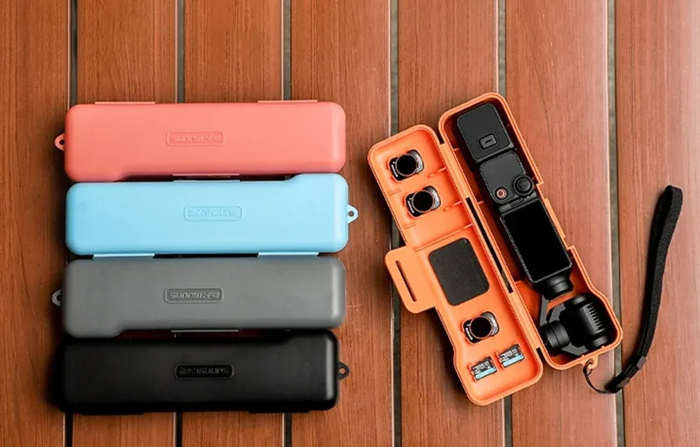 Etui ochronne Sunnylife z paskiem do Osmo Pocket 3 (szare)