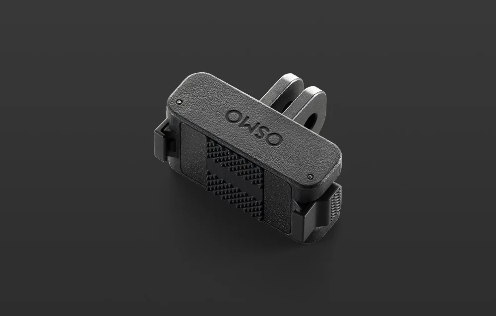 Двосторонній магнітний тримач DJI Osmo у перевернутому положенні, з текстурованою нековзкою поверхнею