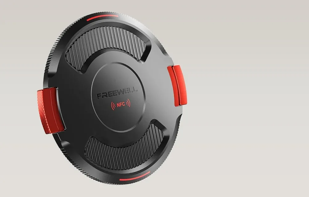 Freewell NFC protective cap on a light background
