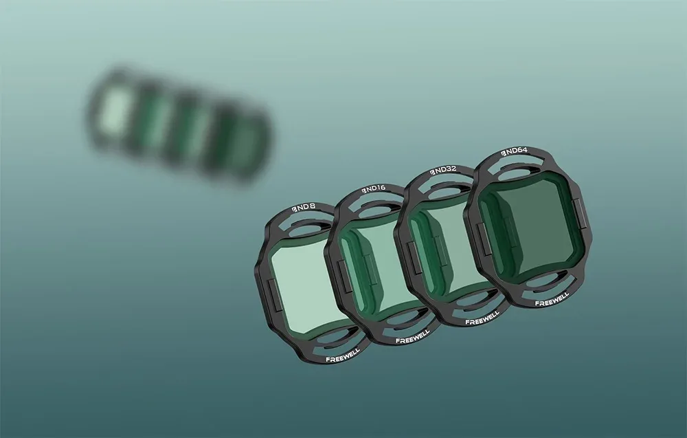 Premium optical glass in Freewell filters for DJI O4 Air Unit Pro