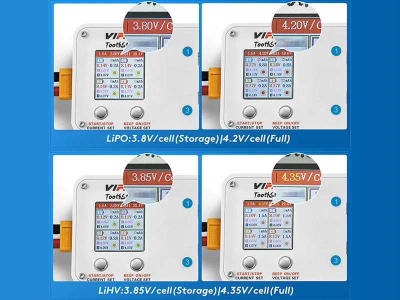 VIFLY ToothStor 2S BT3.0 charger memory function