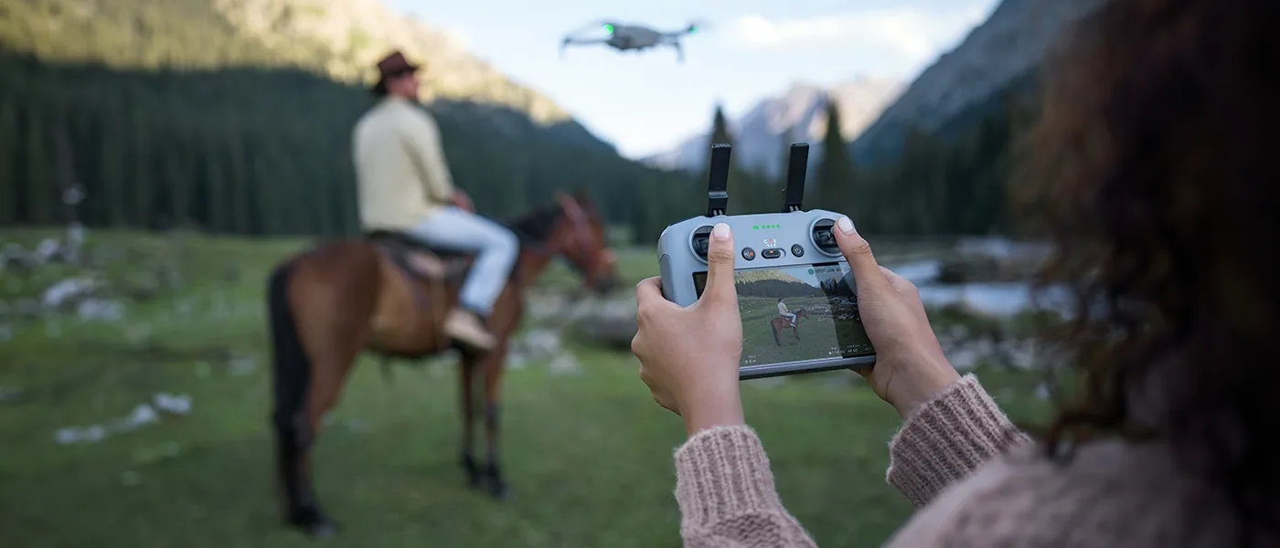DJI RC 2 controller included with DJI Mini 4 Pro