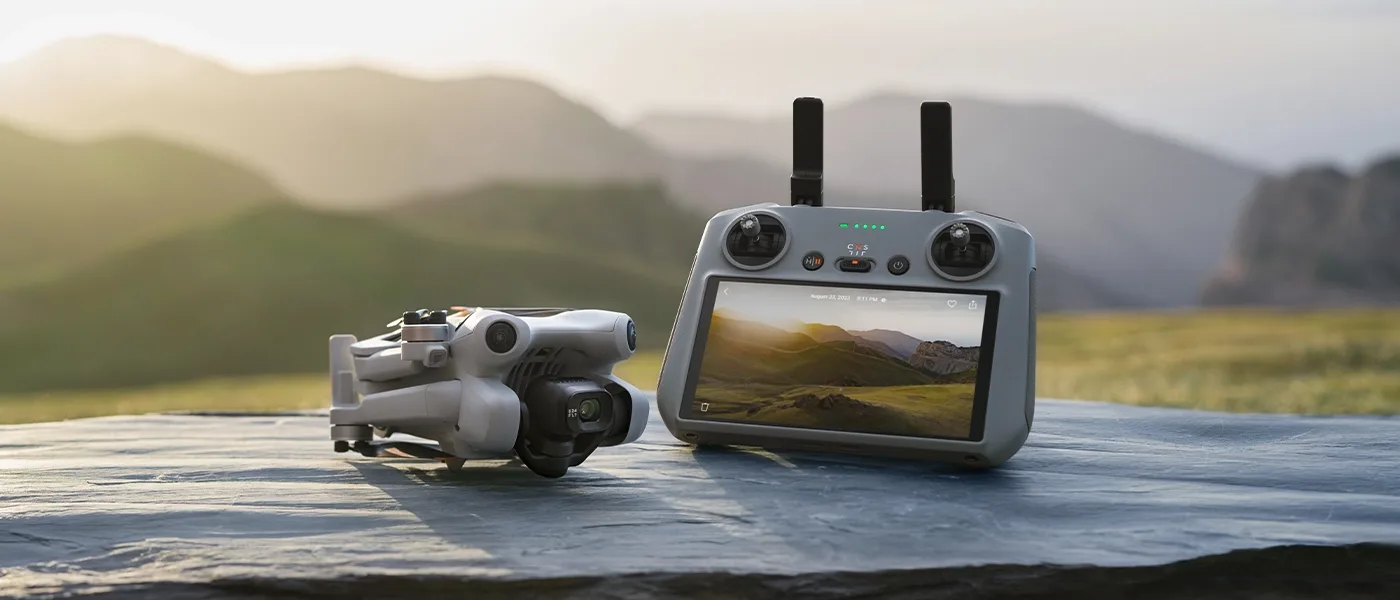 DJI Mini 4 Pro drone with DJI RC 2 controller