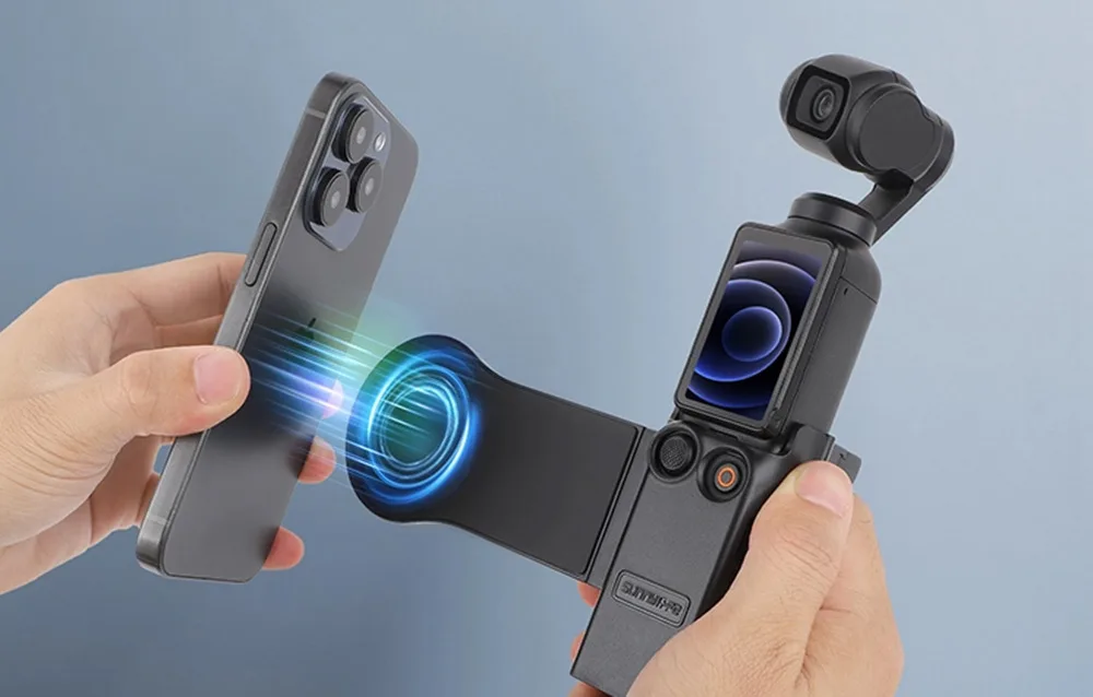 Кріплення смартфона до магнітного тримача Sunnylife MJ991 для DJI Osmo Pocket 3