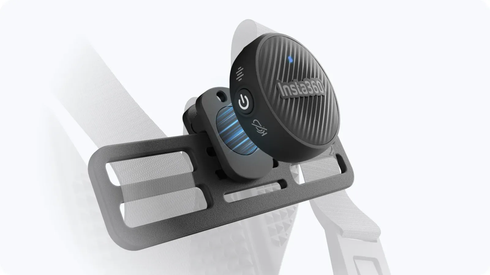 Insta360 Helmet Chin Mount 2.0 with built-in microphone mount