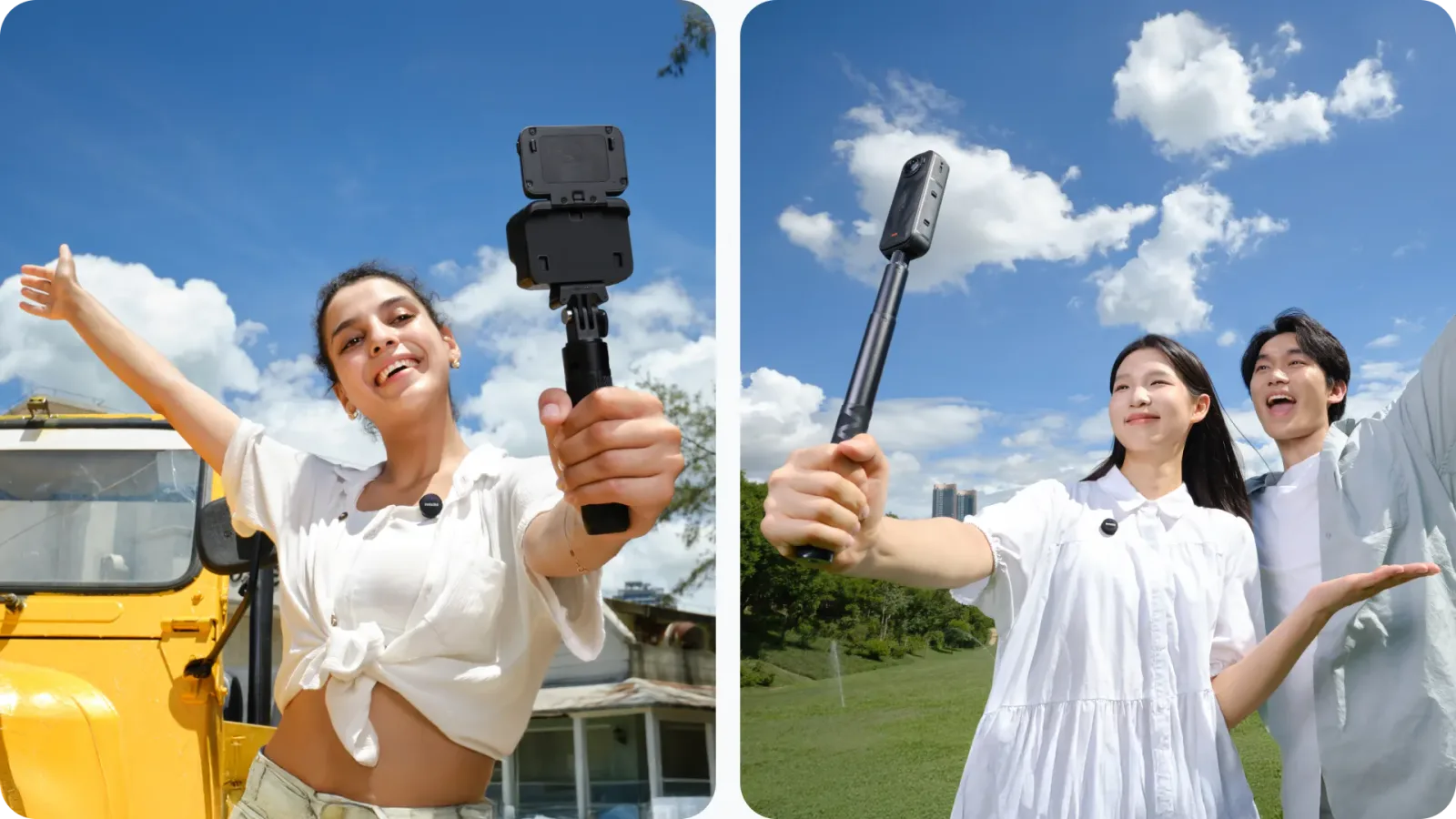 Підключення мікрофона Insta360 Mic Air до камери
