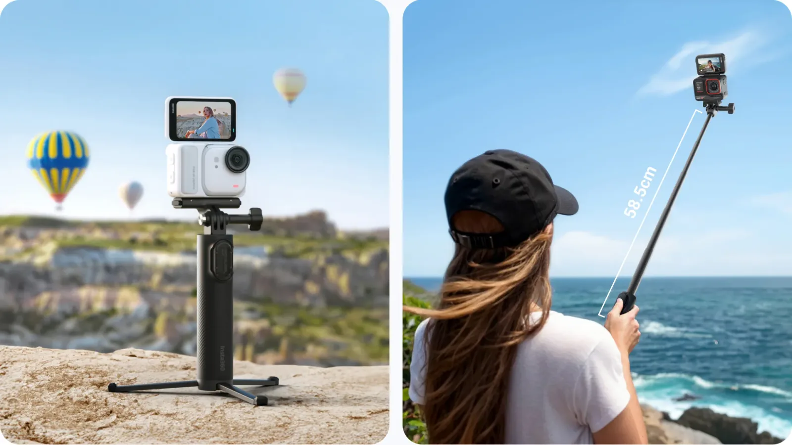 Міні штатив і селфі-палиця в одному аксесуарі Insta360