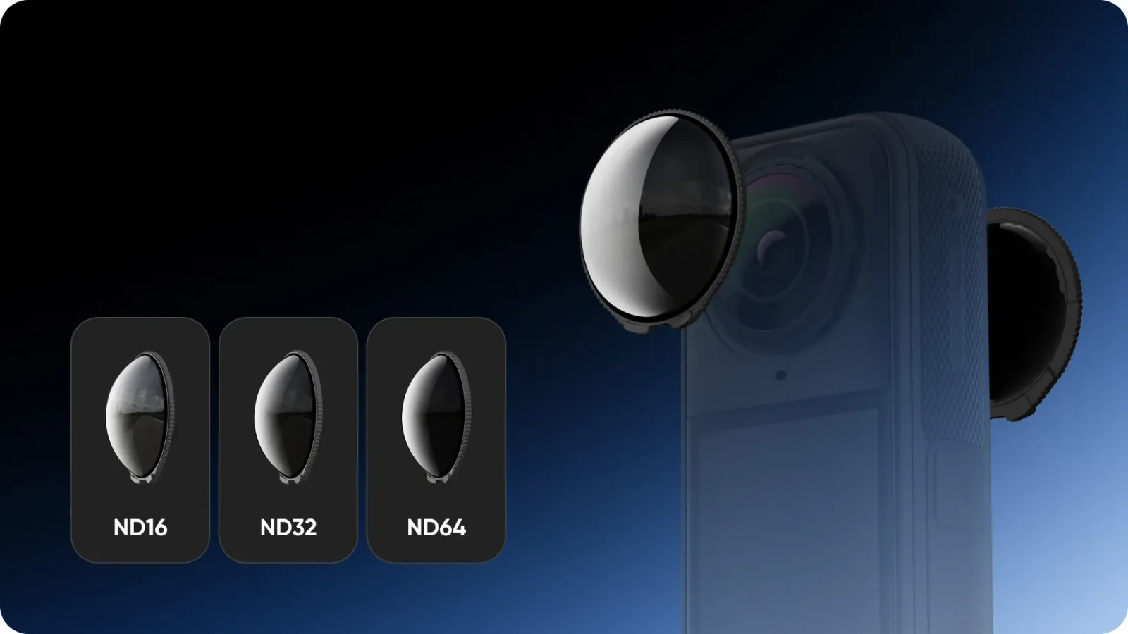 Filtry ND16/32/64 dla Insta360 X5