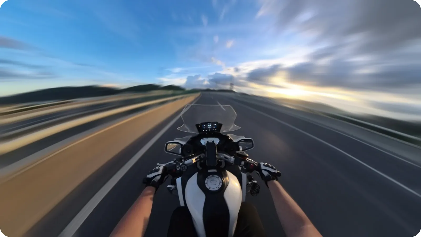 Efekt motion blur z filtrami ND Insta360