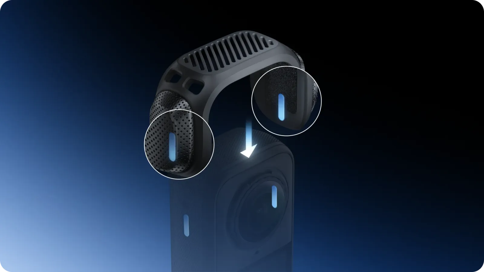Просте встановлення вітрозахисту на Insta360 X5