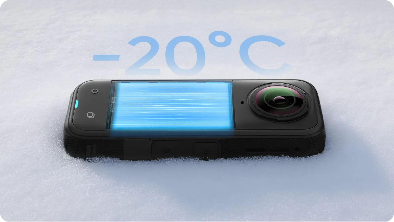 Акумулятор Insta360 X5 Ultra стійкий до низьких температур