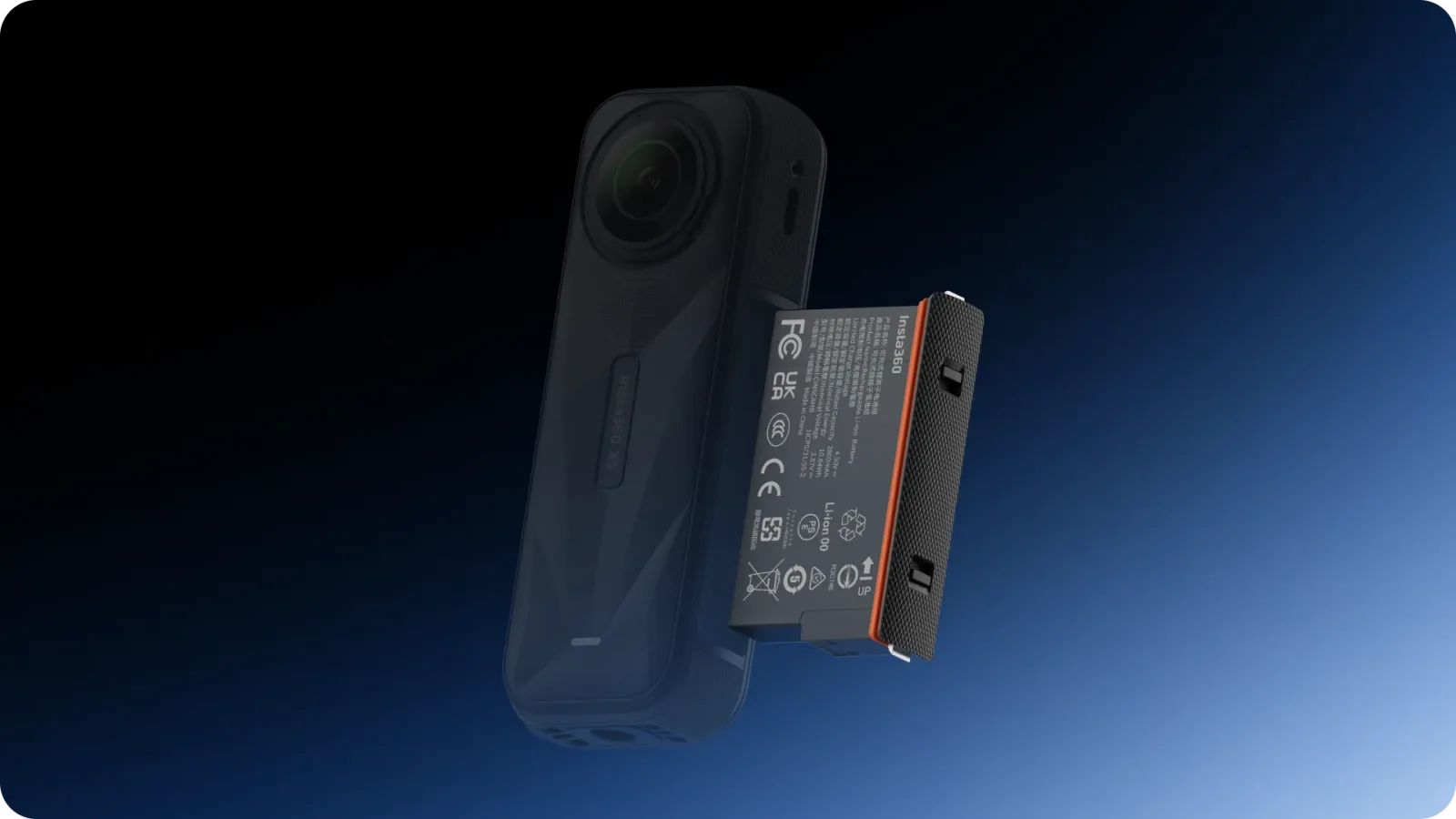 Збільшений акумулятор Insta360 X5 Ultra 2800 мА·год