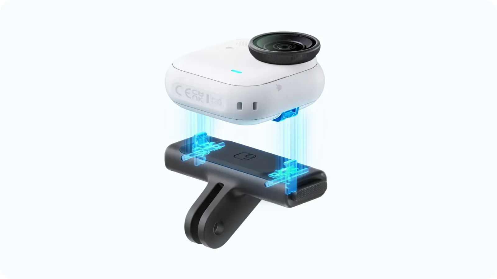 Bezpieczne mocowanie magnetyczne z klamrą boczną Insta360 Quick Release Mount
