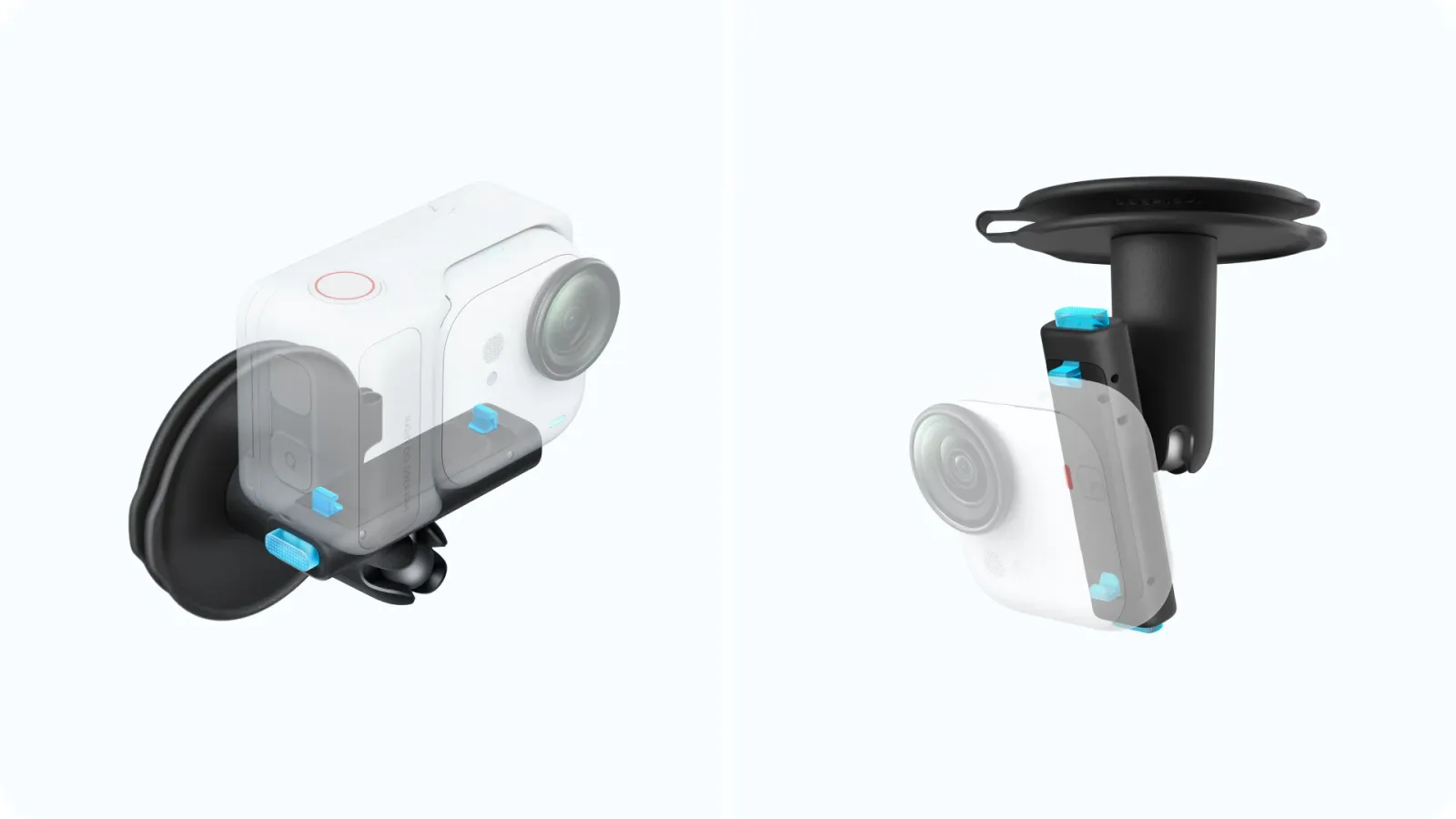 Bezpieczny montaż z klamrą magnetyczną Insta360 Pivot Stand