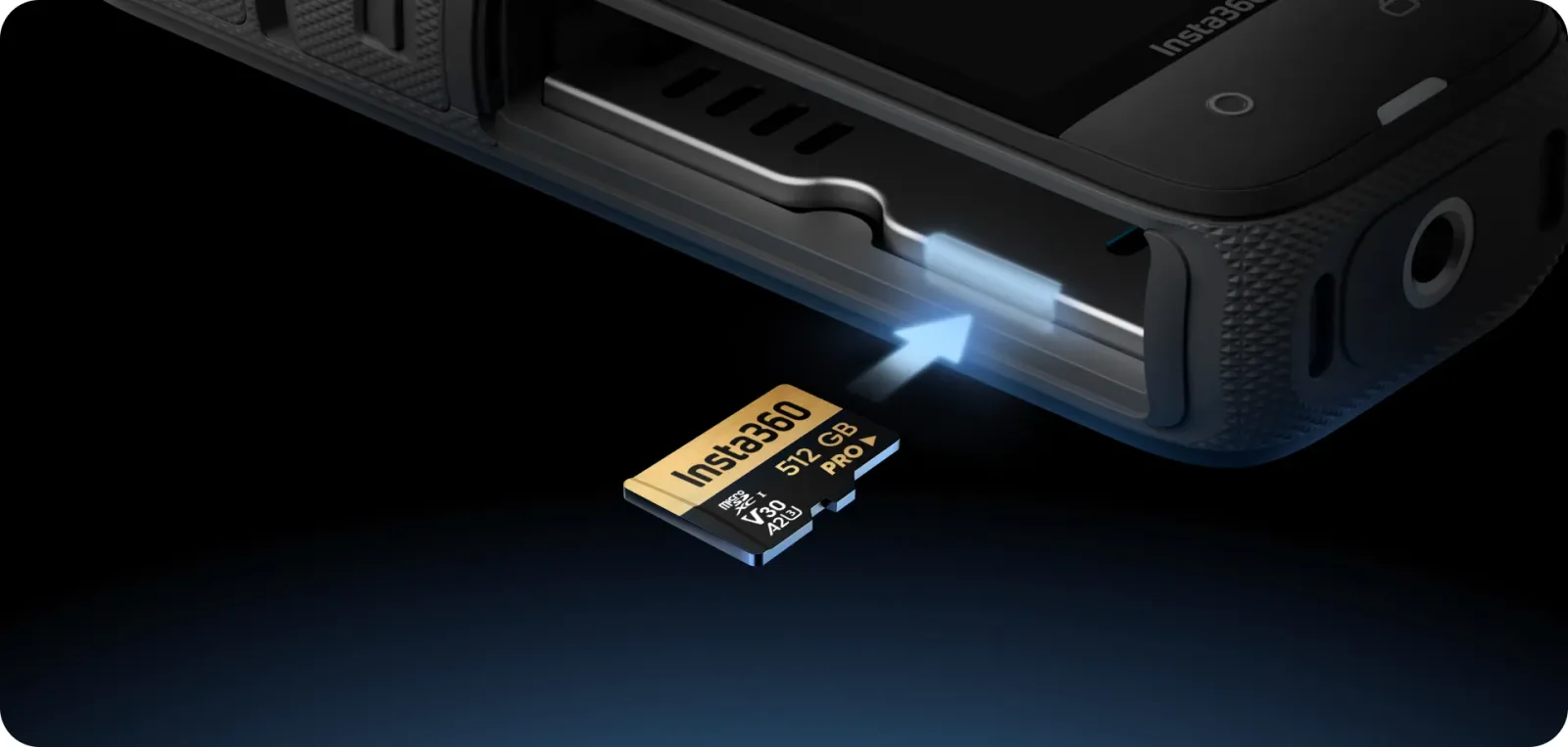 Insta360 MicroSDXC 512GB memory card for 8K video recording